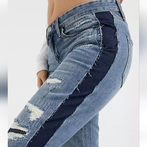 Blank NYC Still Water Ripped Girlfriend Jeans